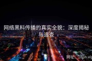 网络黑料传播的真实全貌：深度揭秘与追查