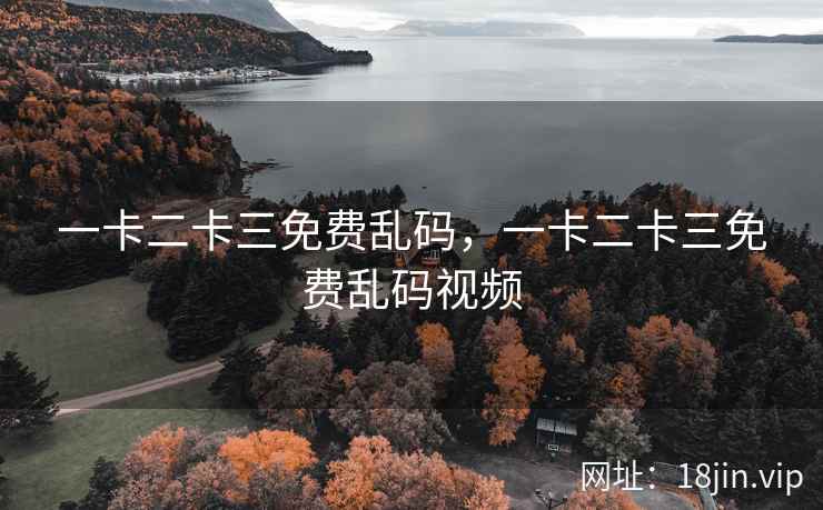 一卡二卡三免费乱码，一卡二卡三免费乱码视频